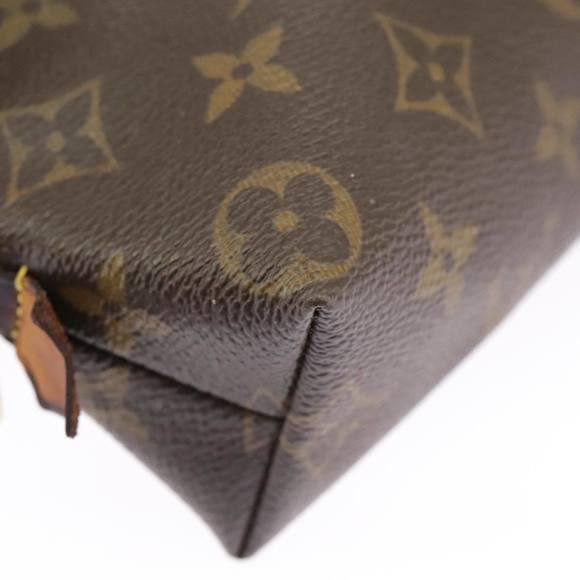 LOUIS VUITTON Monogram Pochette Cosmetic PM Cosmetic Pouch M47515 LV Auth 97745 - Picture 9 of 16